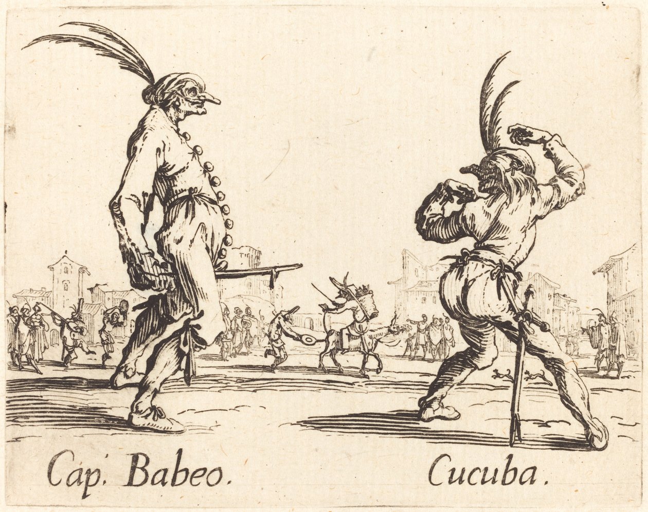Cap. Babeo et Cucuba - Jacques Callot