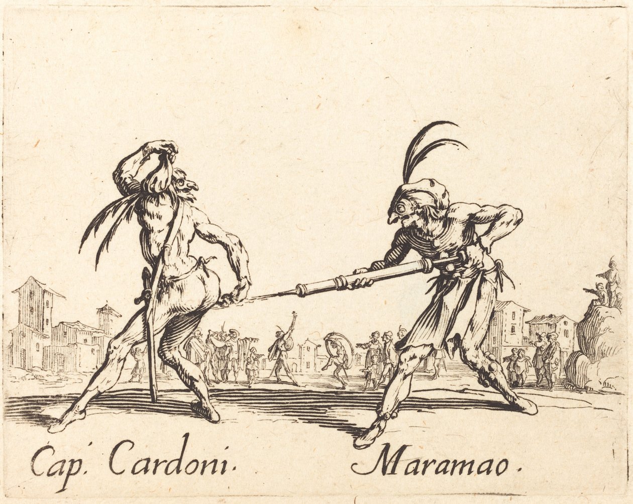 Cap. Cardoni et Maramao - Jacques Callot