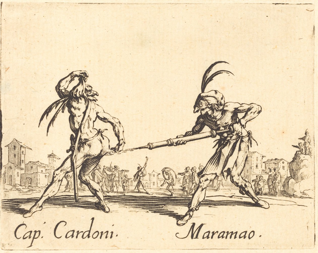 Cap. Cardoni et Maramao - Jacques Callot
