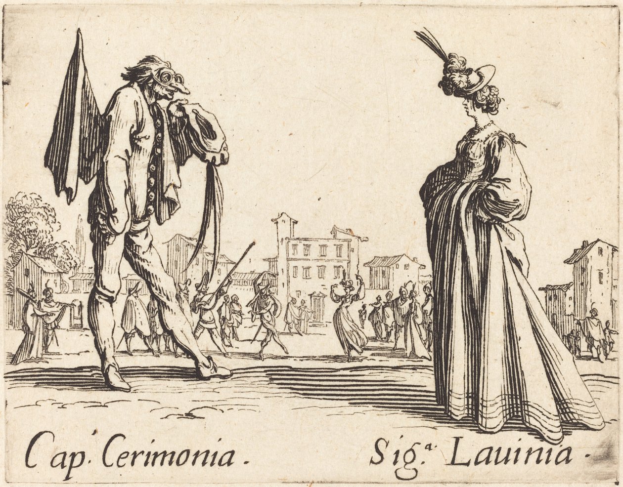 Cap. Cerimonia et Siga. Lavinia - Jacques Callot