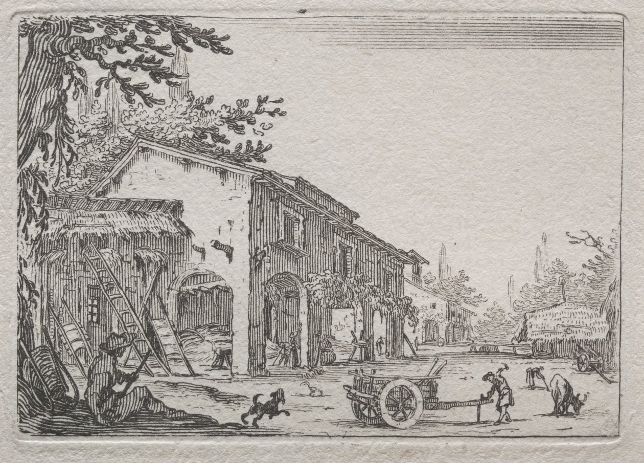 Caprices : La ferme italienne - Jacques Callot