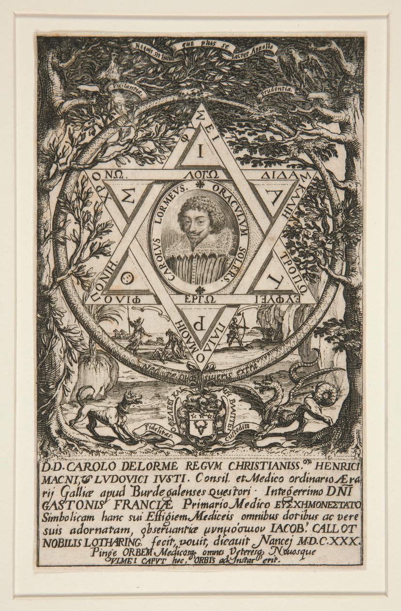 Dieudonné-Charles Delorme (Portrait de Charles Delorme) - Jacques Callot