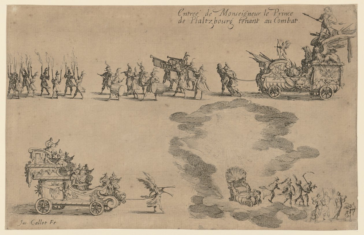 Entrée du prince de Pfalzburg - Jacques Callot