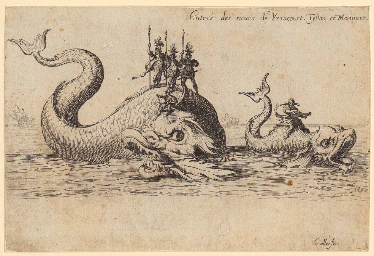 Entrée du prince de Pfalzburg, feuille n° 2 de la série « Le tournoi » - Jacques Callot