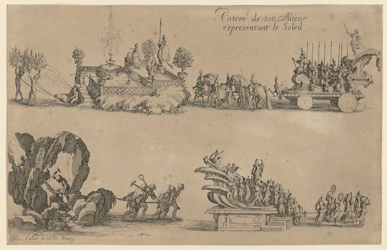 Entrée du duc Charles IV - Jacques Callot