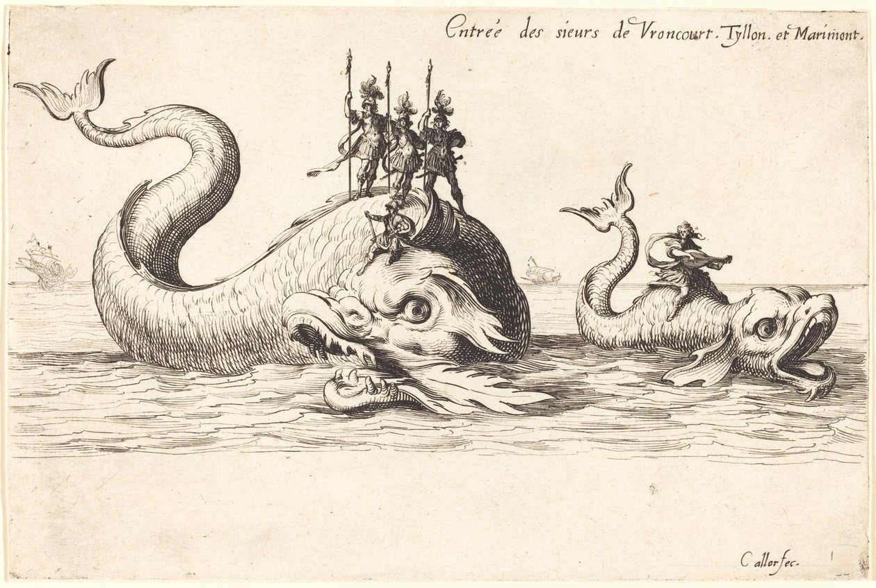 Entrée de Mm. de Vroncourt, Tyllon et Marimont - Jacques Callot