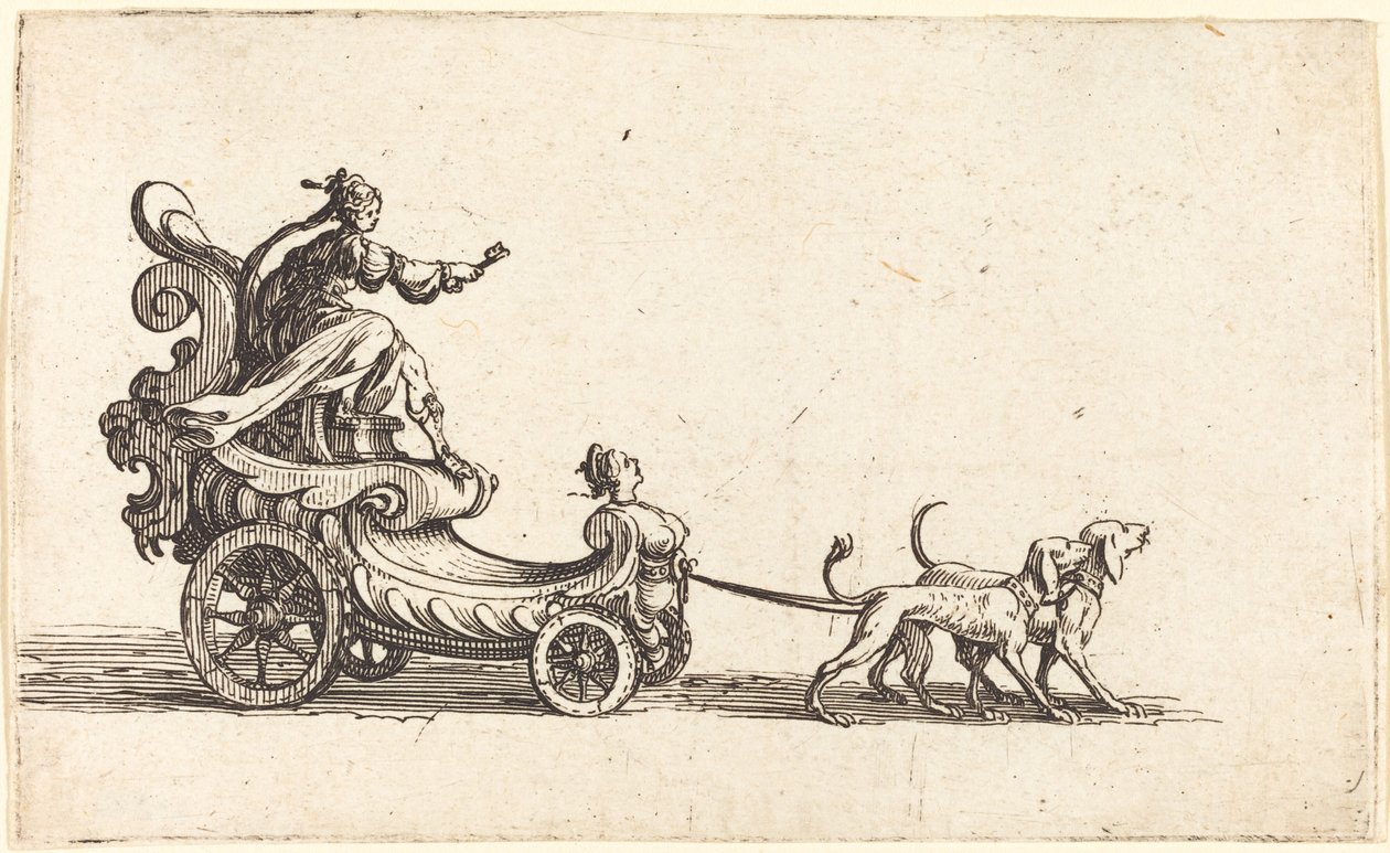 Entrée de Monseigneur Henry de Lorraine, Marquis de Moy, sous le nom de Pirandre - Jacques Callot