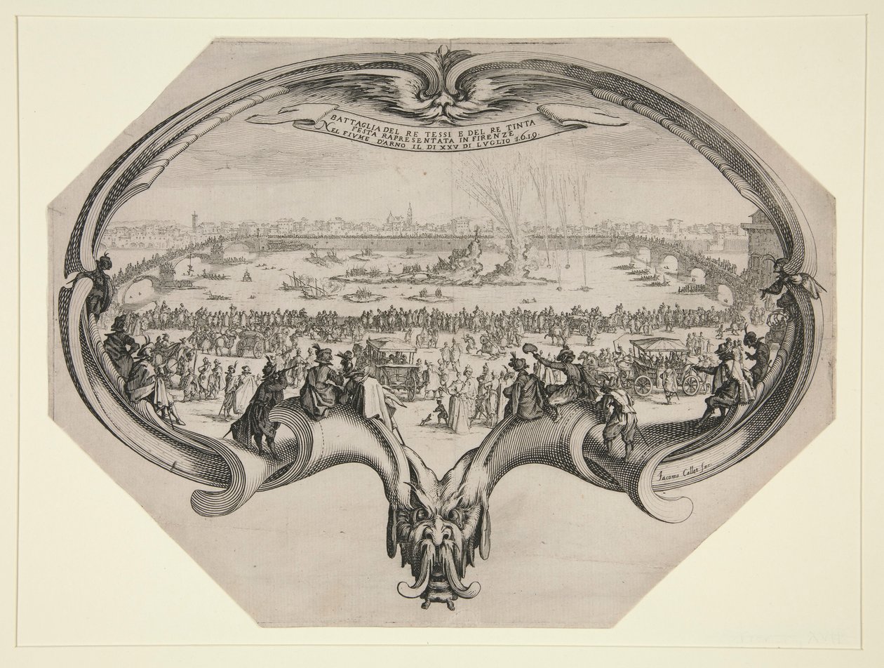 Festival des teinturiers et tisserands de Florence, 25 juillet 1619 sur l