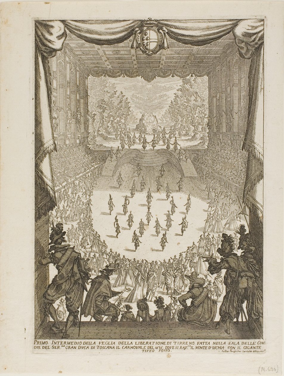 Premier Intermezzo de la Veglia de la "Libération de Tyrsenus et Arnea" - Jacques Callot