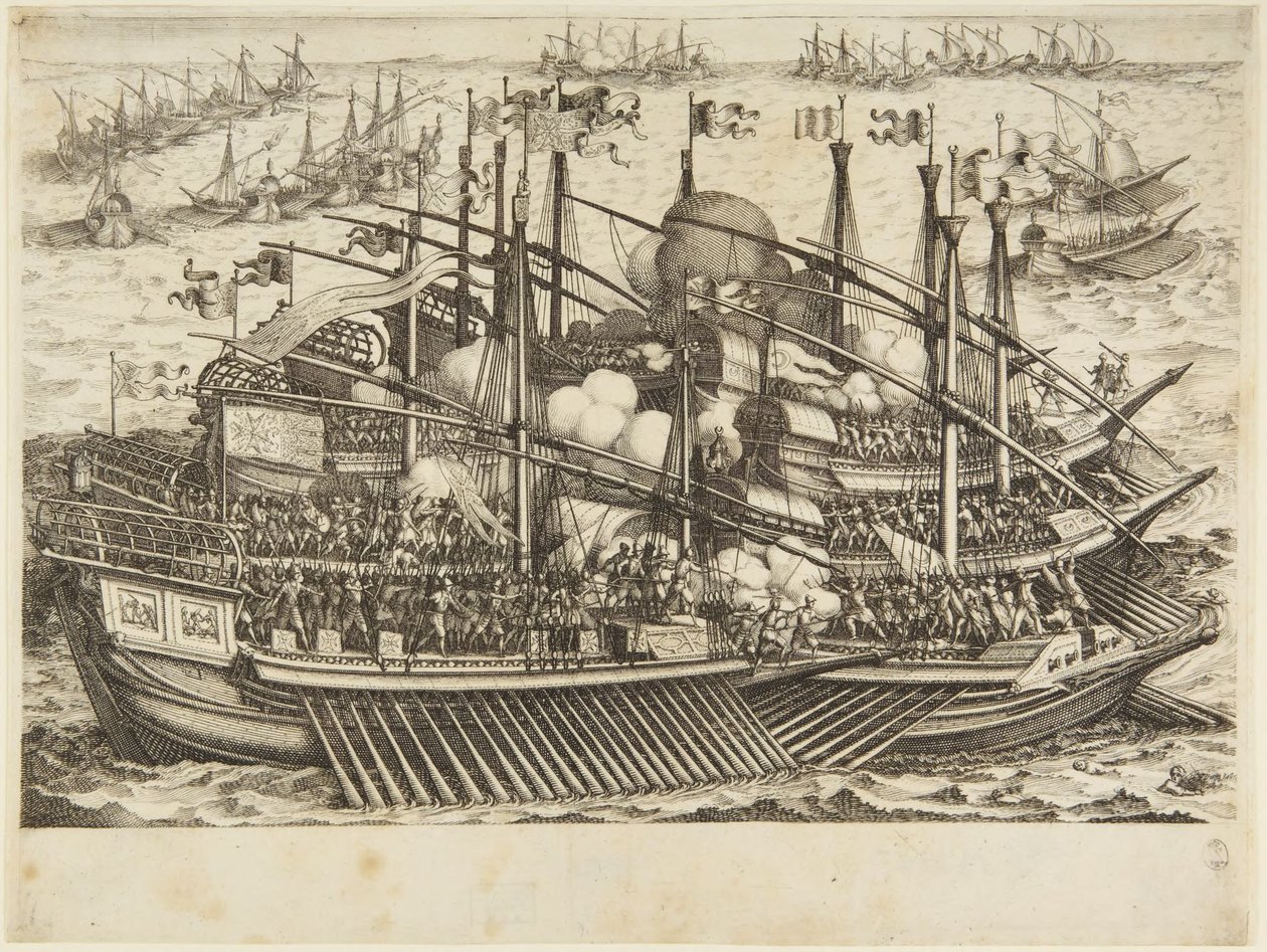 Première bataille navale - Jacques Callot