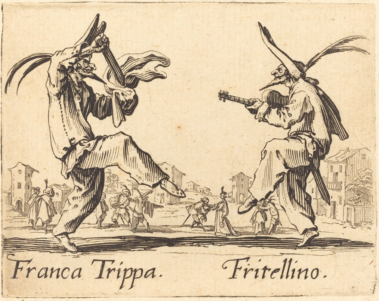 Franca Trippa et Fritellino - Jacques Callot