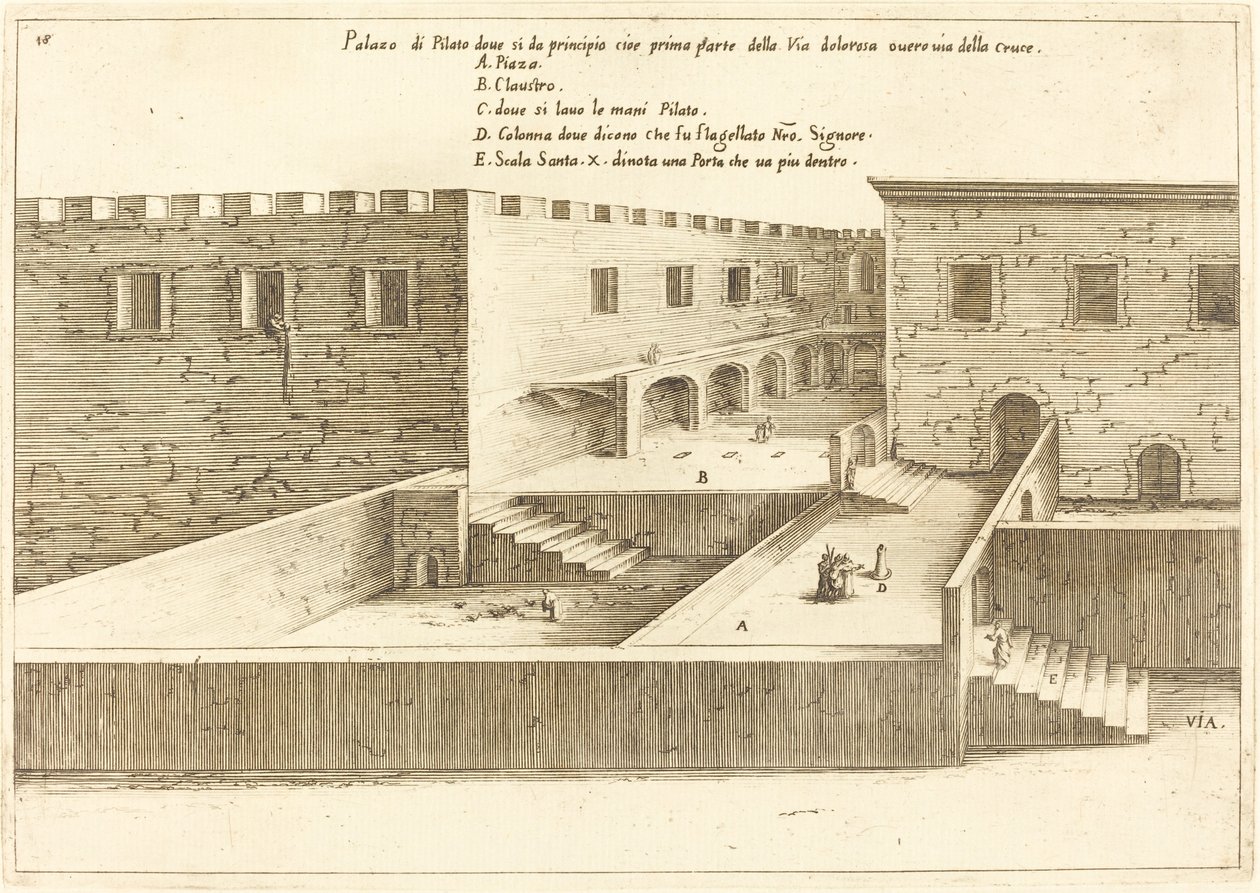Maison de Pilate - Jacques Callot