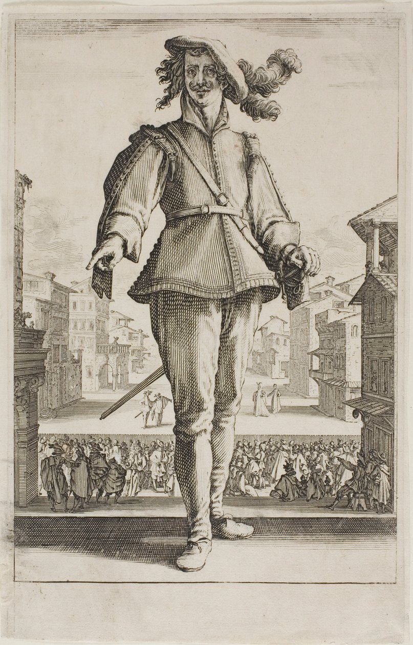 Chasse aux oiseaux, de Diverses scènes conçues à Florence - Jacques Callot