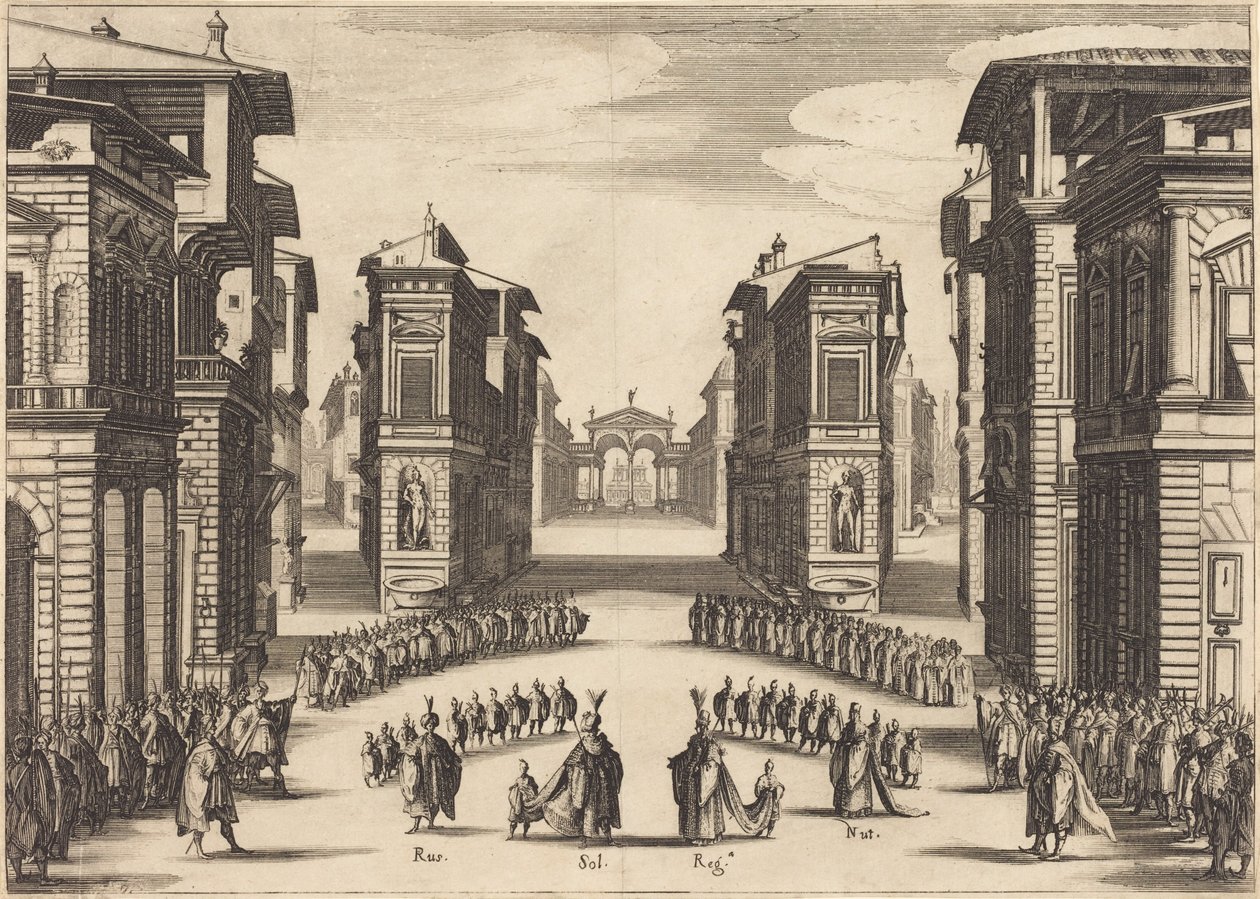 Il Solimano, acte II - Jacques Callot
