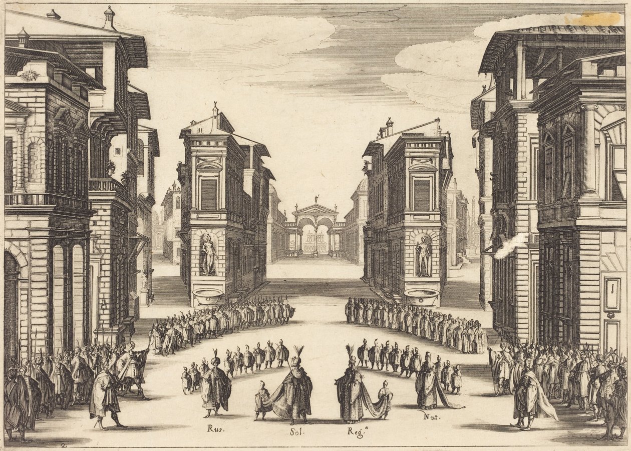 Il Solimano, acte II - Jacques Callot