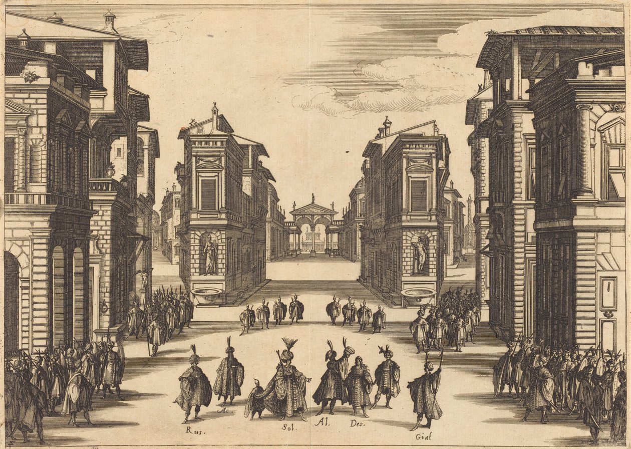 Il Solimano, acte IV - Jacques Callot
