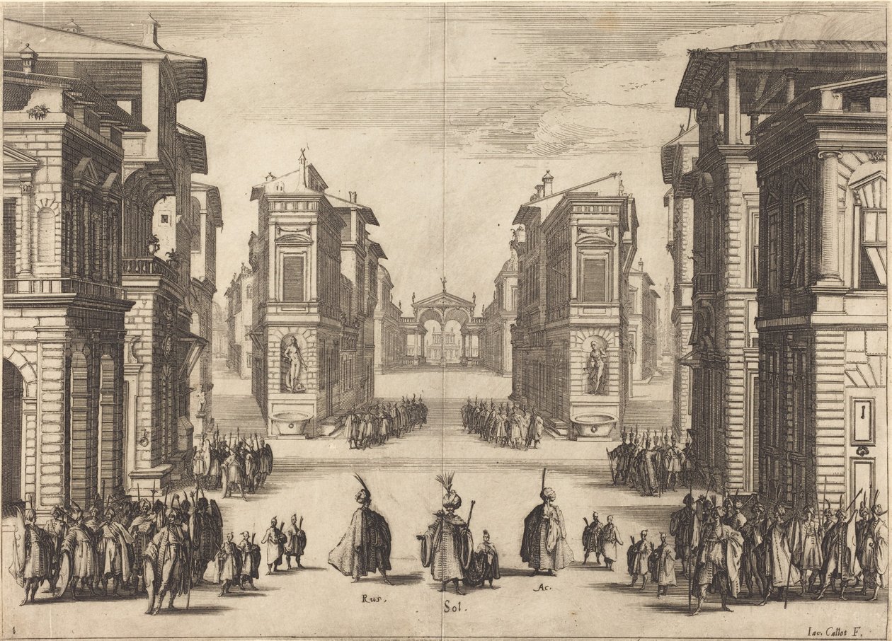 Il Solimano, acte I - Jacques Callot