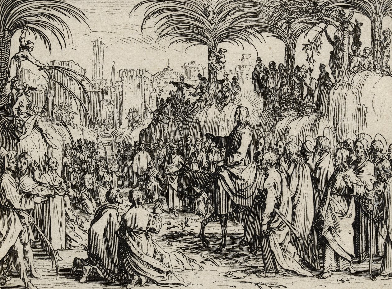 Jésus entre à Jérusalem, 1635 - Jacques Callot