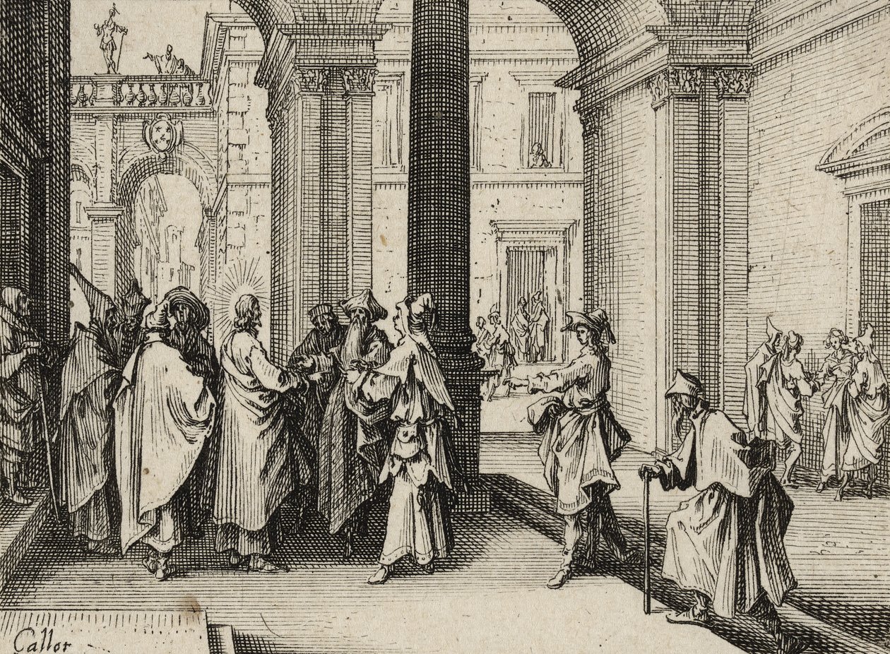 Jésus et les Docteurs de la Loi, 1635 - Jacques Callot