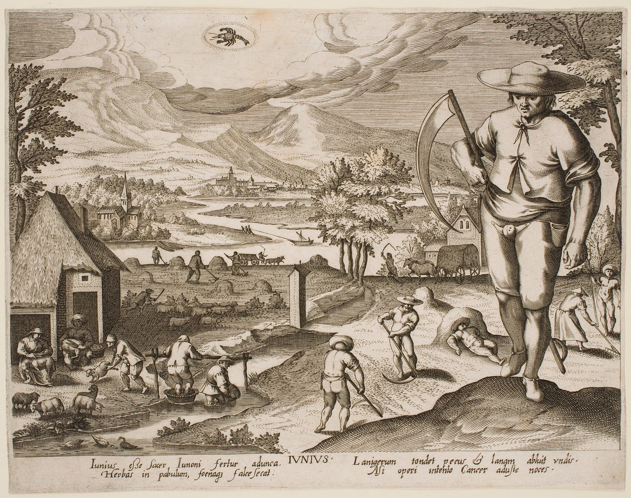 Juin, de la série « Les Mois » - Jacques Callot