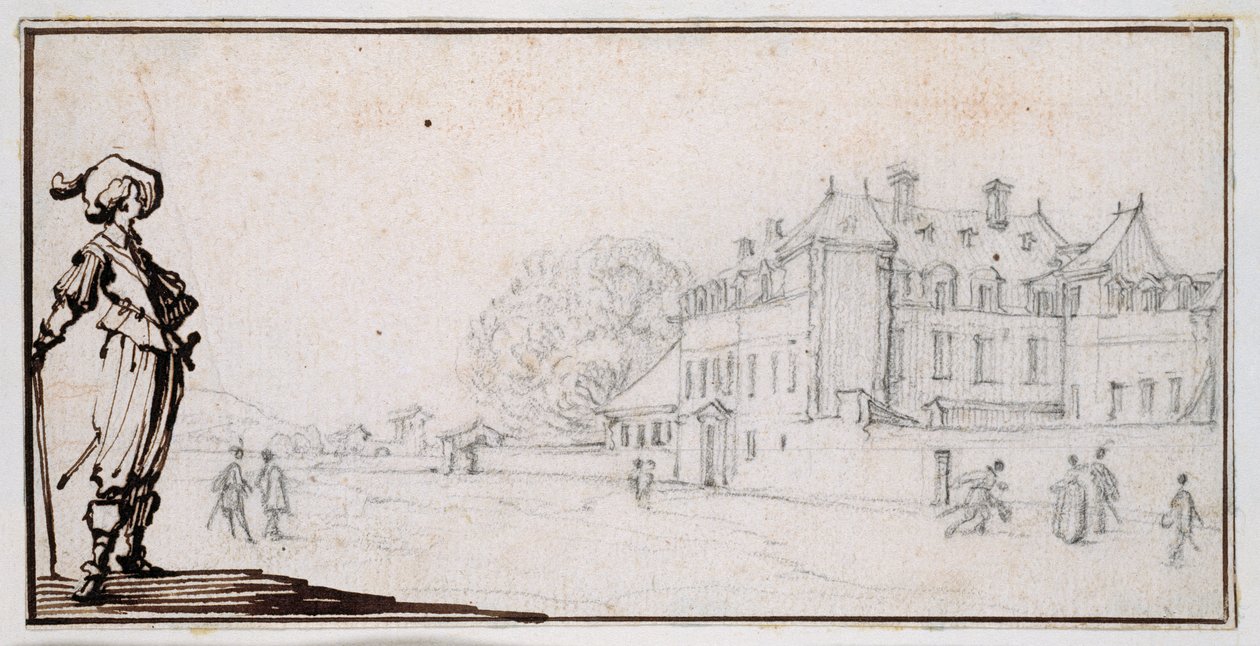 La Romaine, propriété de Claude Deruet - Jacques Callot