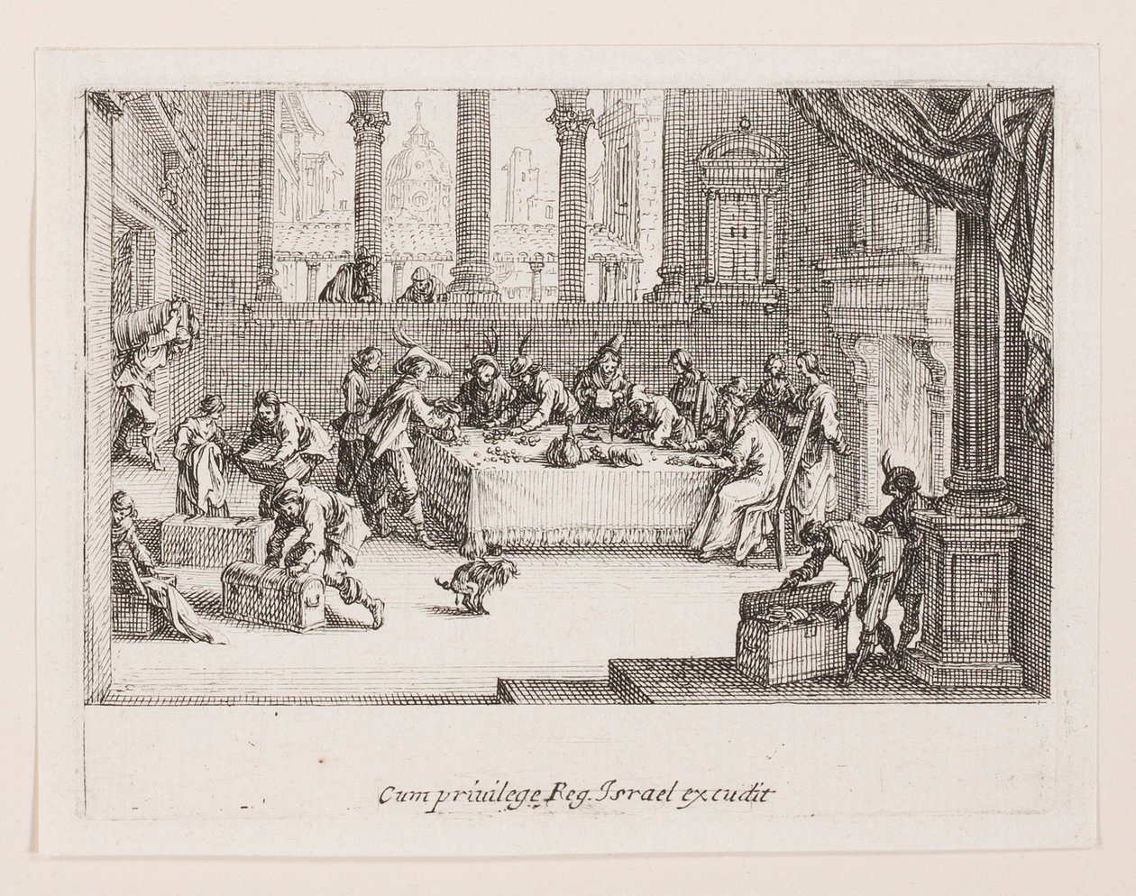 Le partage des biens, de la série La Vie de l - Jacques Callot