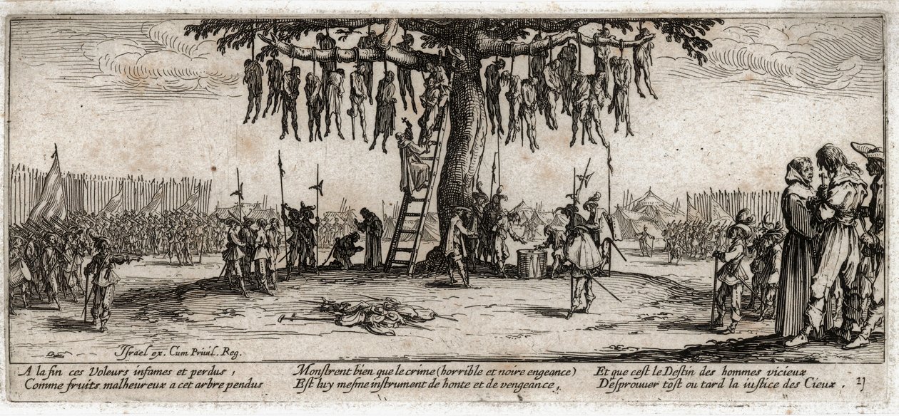 Les Miseres et les Malheurs de la Guerre … (engraving) - Jacques Callot