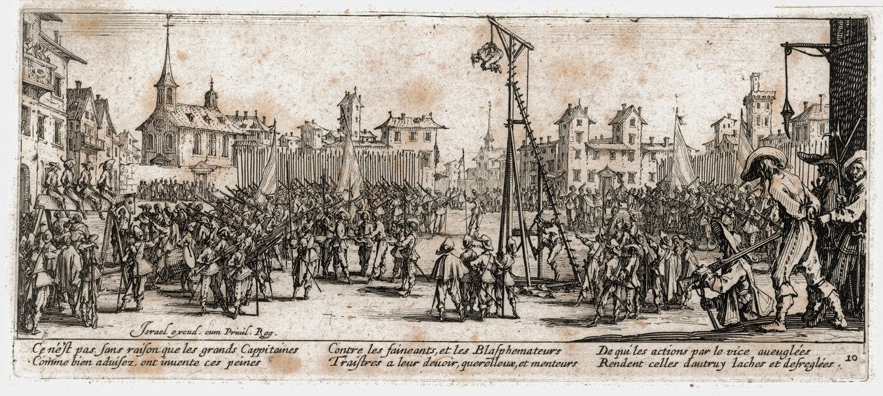 Les Miseres et les Malheurs de la Guerre … (engraving) - Jacques Callot