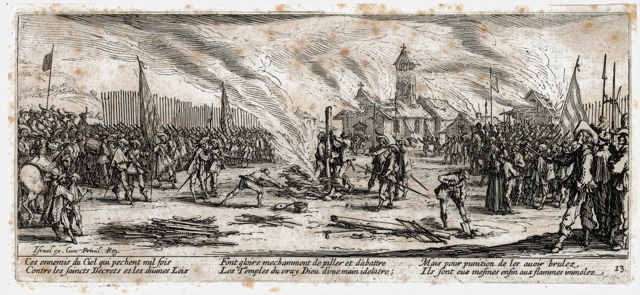 Les Miseres et les Malheurs de la Guerre … (engraving) - Jacques Callot