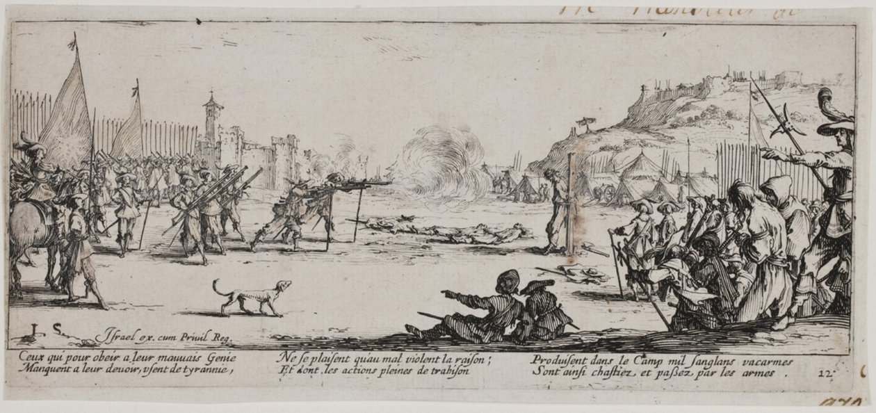 Les Misères et les Malheurs de la Guerre (planche 12) - Jacques Callot