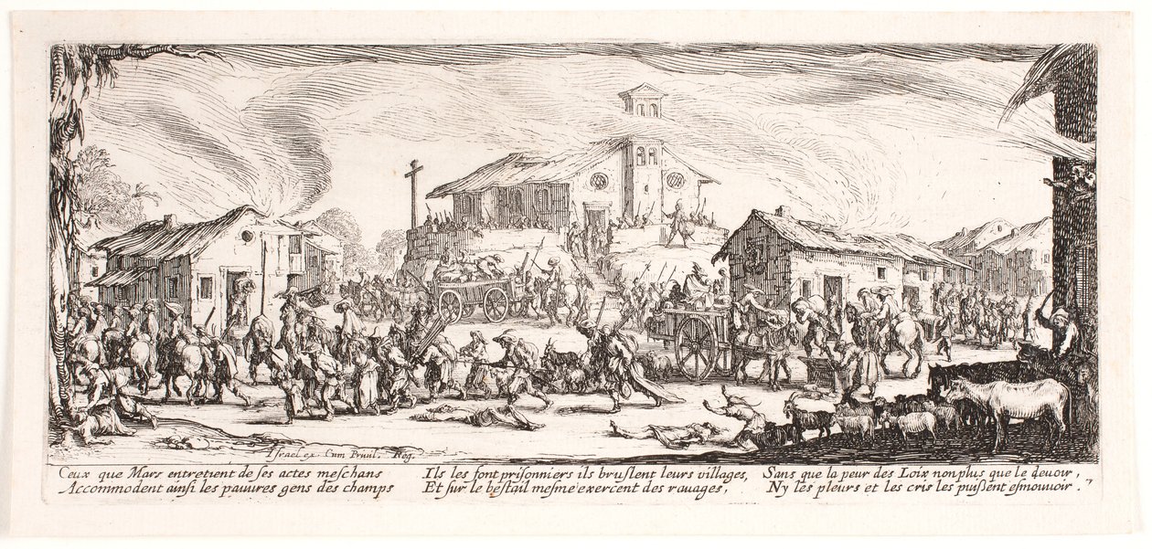 Les Misères et les Malheurs de la Guerre (feuille 7) - Jacques Callot