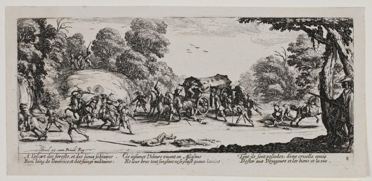 Les Misères et les Malheurs de la Guerre (planche 8) - Jacques Callot