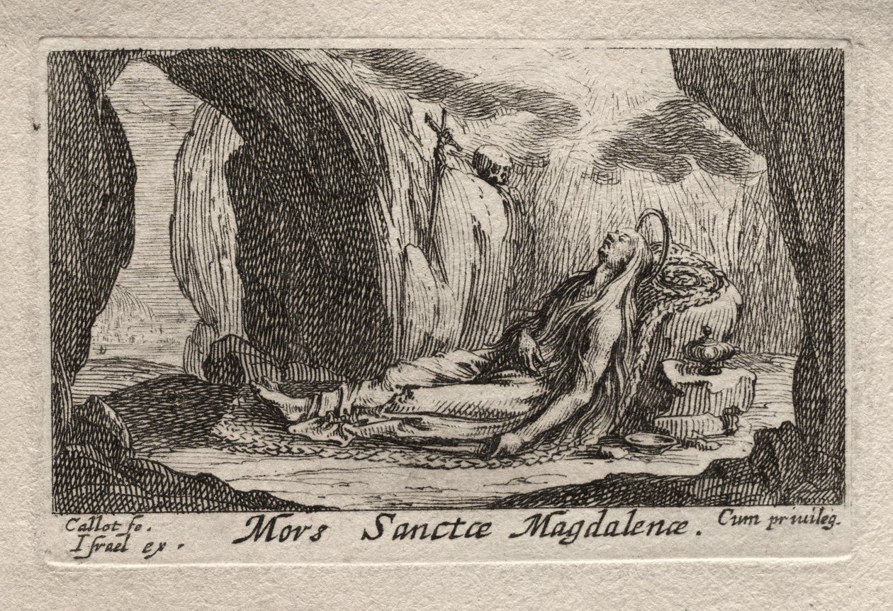 Les Pénitents : Mort de Sainte Madeleine - Jacques Callot
