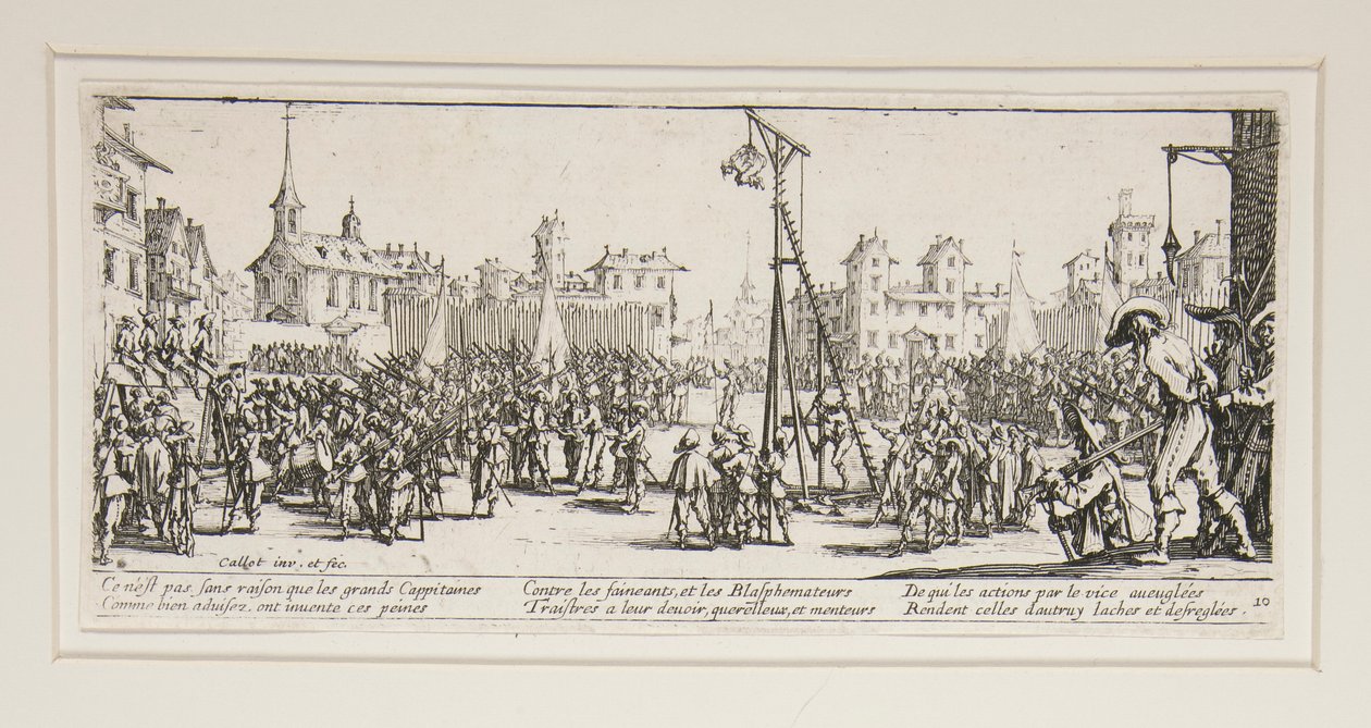 Les grandes misères de la guerre: No. 10 - L - Jacques Callot