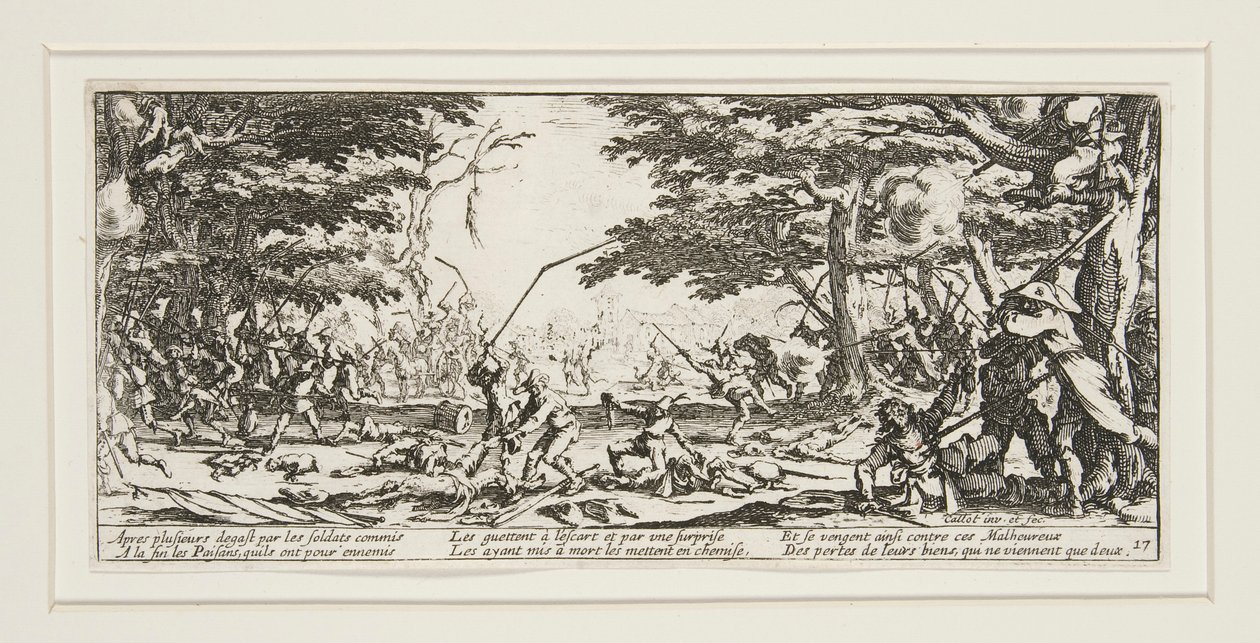 Les grandes misères de la guerre: No. 17 - La revanche des paysans - Jacques Callot
