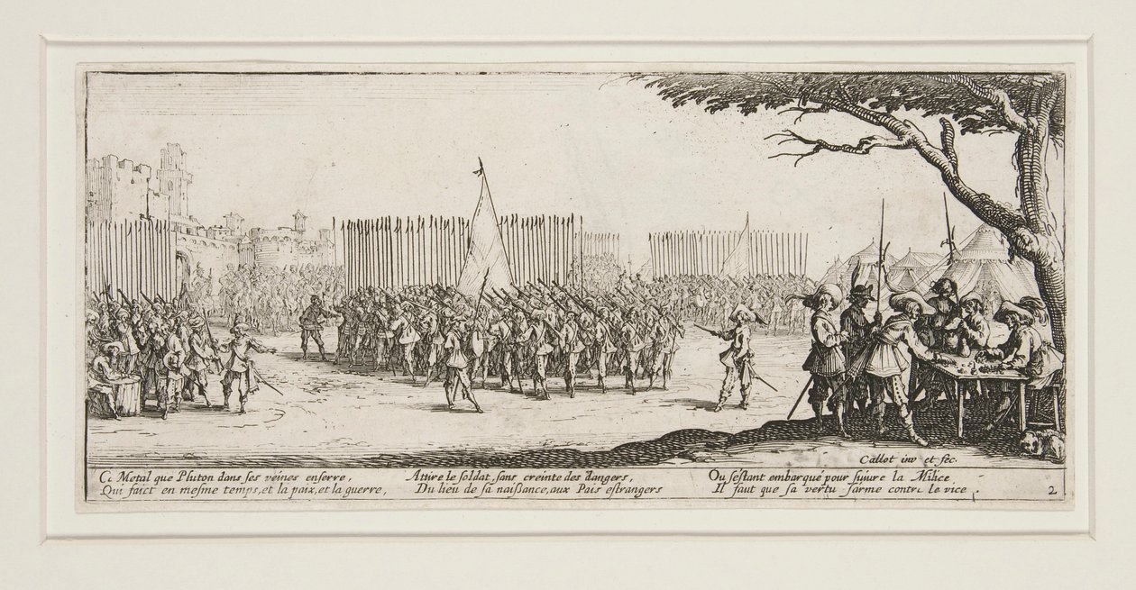 Les grandes misères de la guerre : No. 2 - L - Jacques Callot