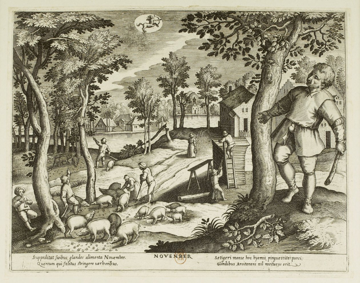 Les mois. 11, novembre - Jacques Callot