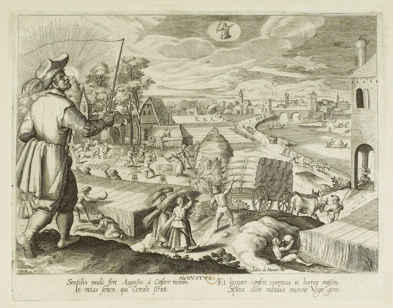 Les mois. 8, août - Jacques Callot
