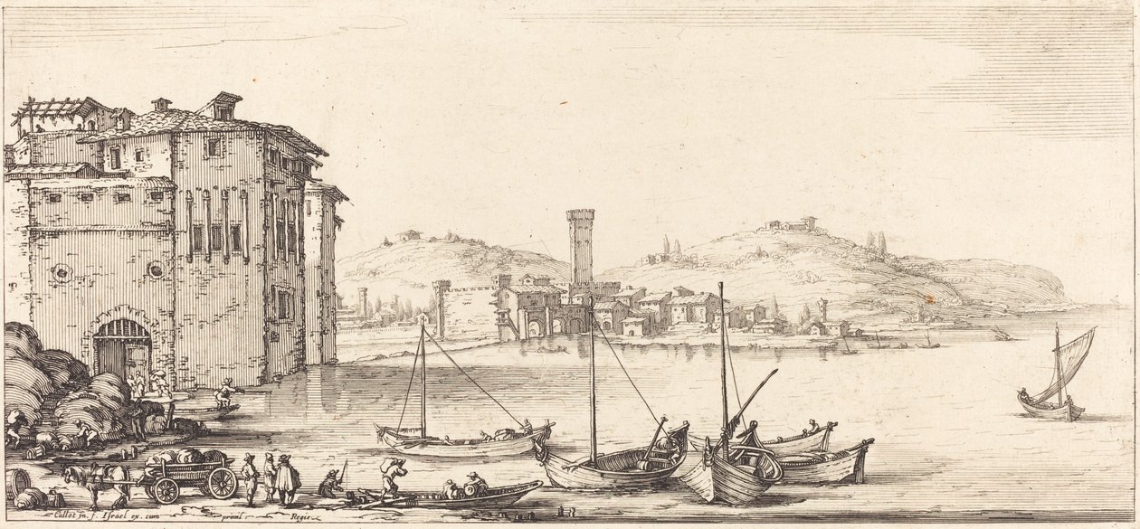 Chargement de marchandises - Jacques Callot