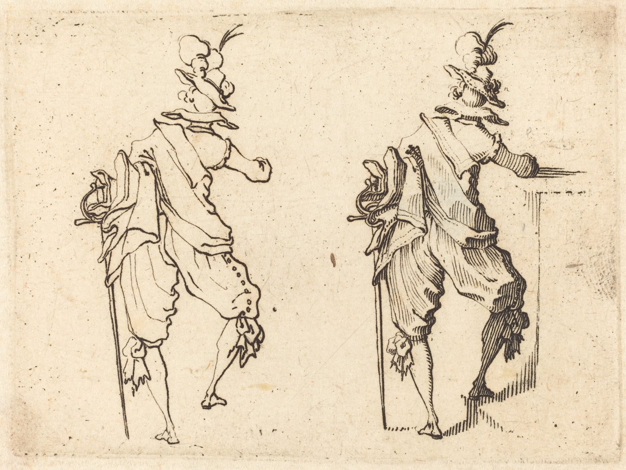 Homme avec épée - Jacques Callot