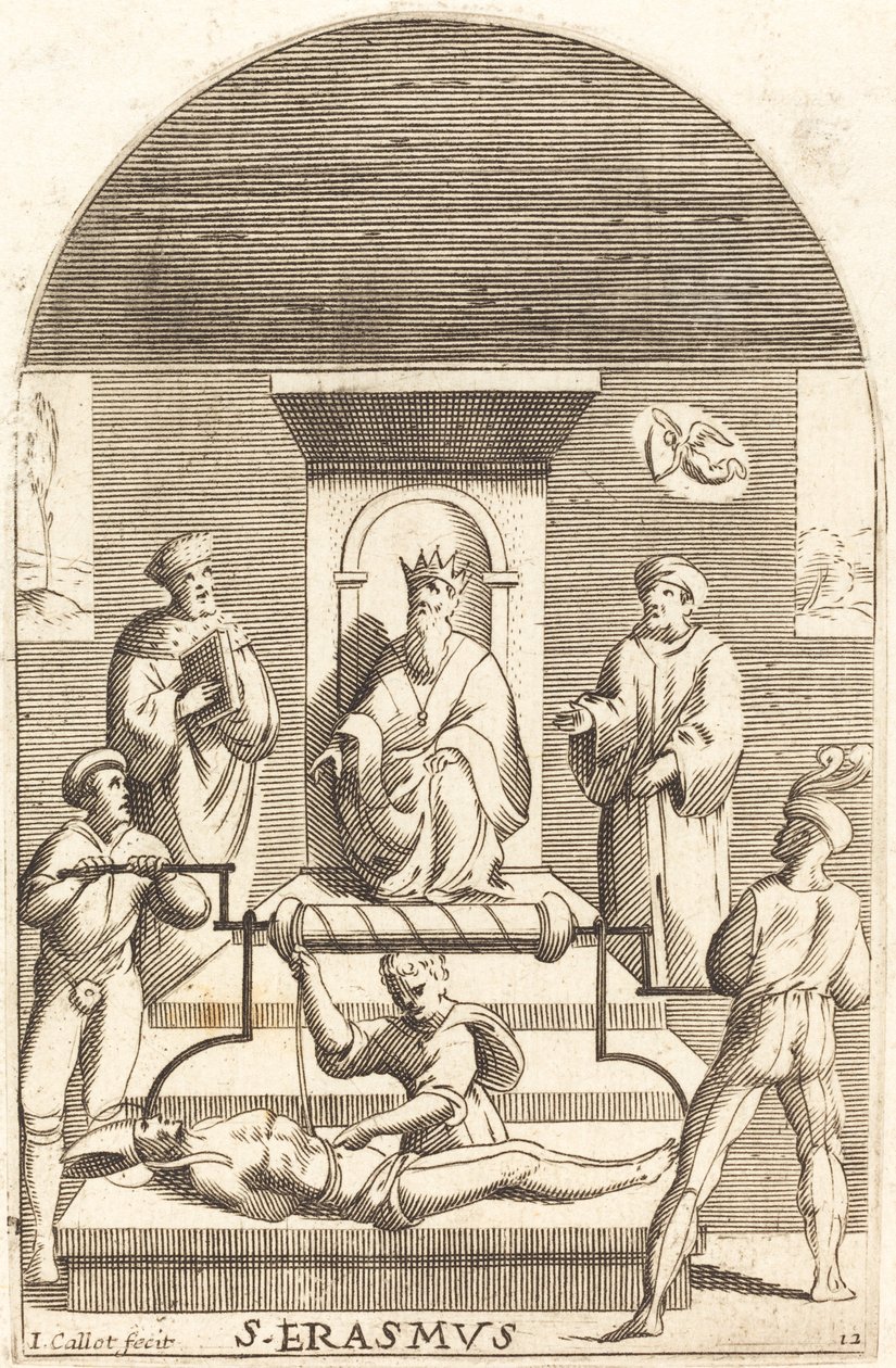 Le martyre de Saint Érasme - Jacques Callot