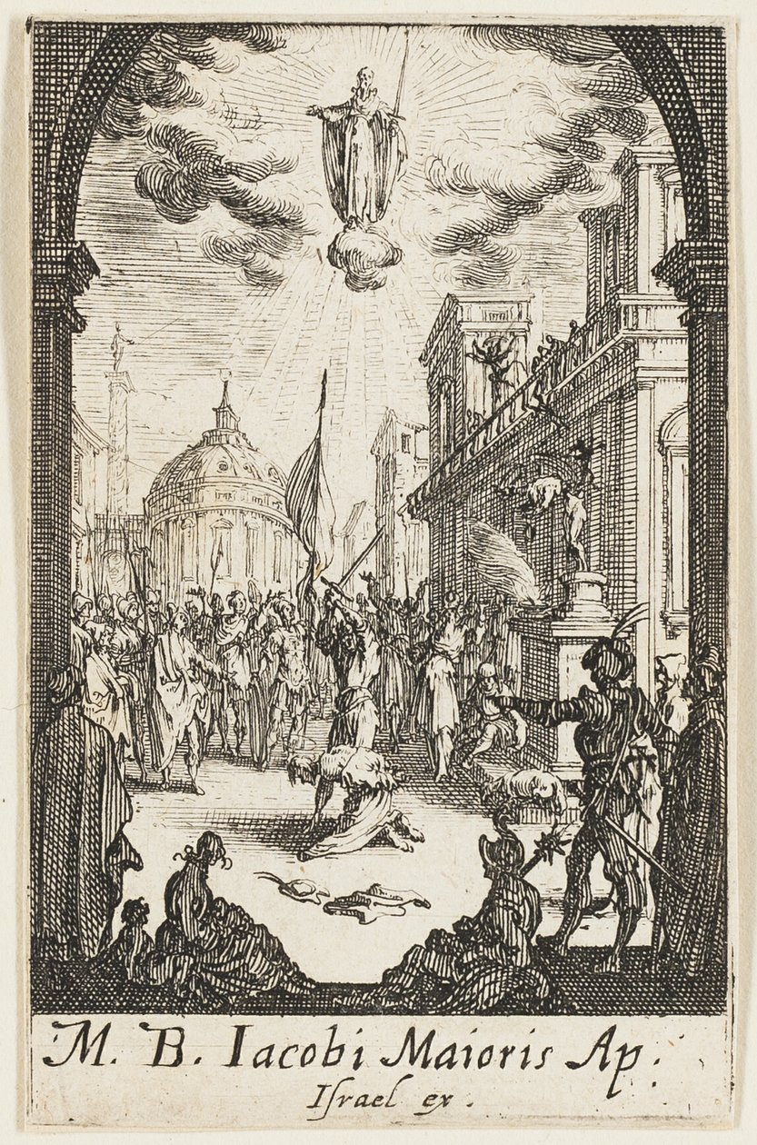 Martyre de saint Jean le Majeur, planche 4 des Martyres des Apôtres - Jacques Callot
