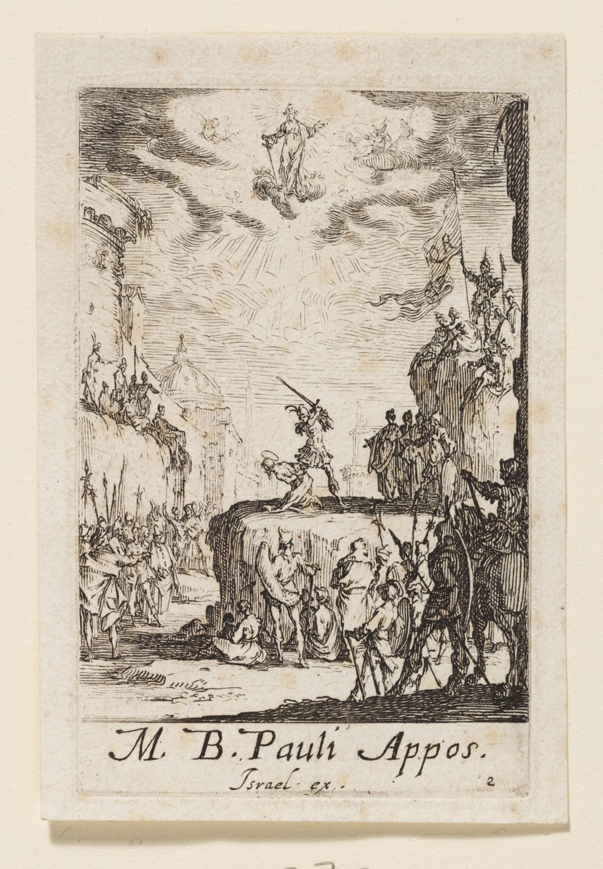 Martyre de saint Paul apôtre (Martyre du bienheureux apôtre Paul) - Jacques Callot