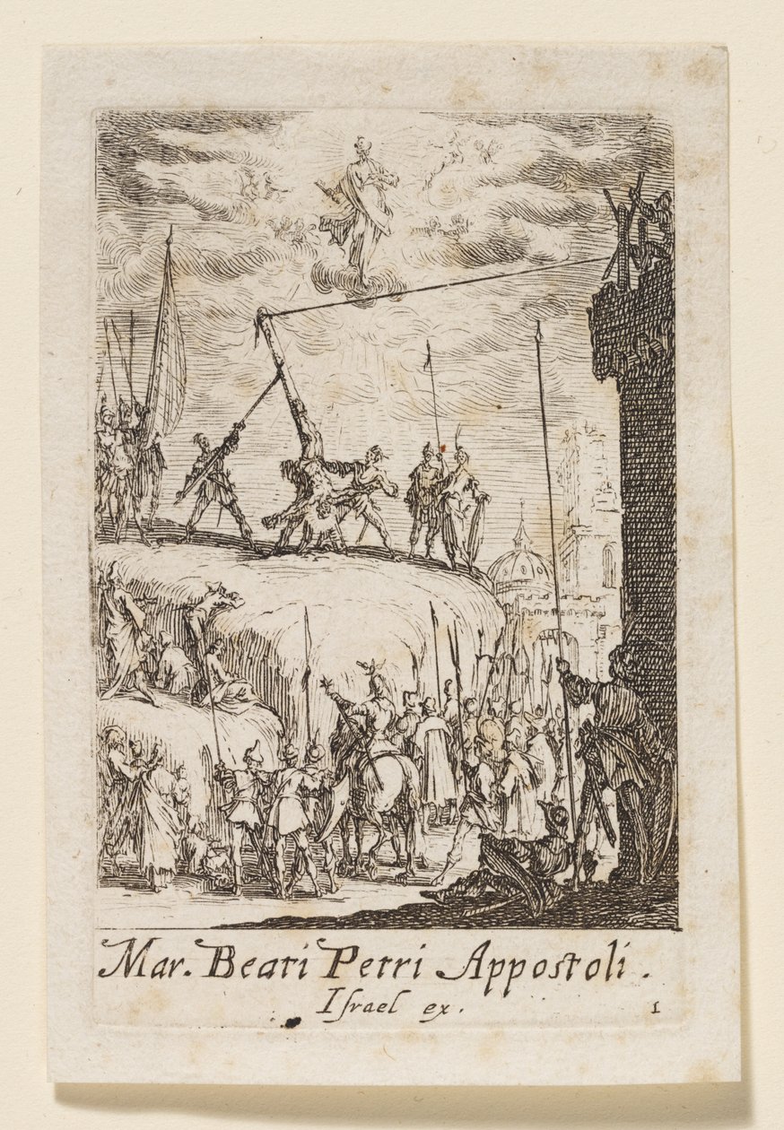 Martyre de saint Pierre apôtre (Martyre du bienheureux Pierre apôtre) - Jacques Callot