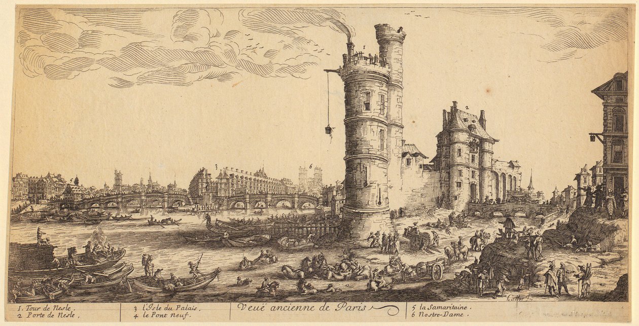 Le martyre de saint Thaddée, feuille 12 de la série « Les martyres des apôtres » - Jacques Callot