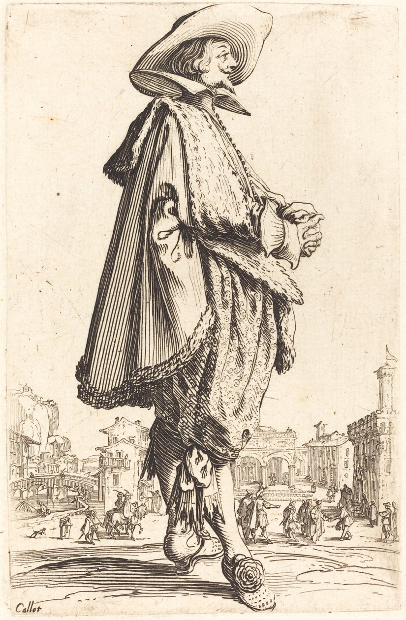 Noble homme aux mains croisées - Jacques Callot