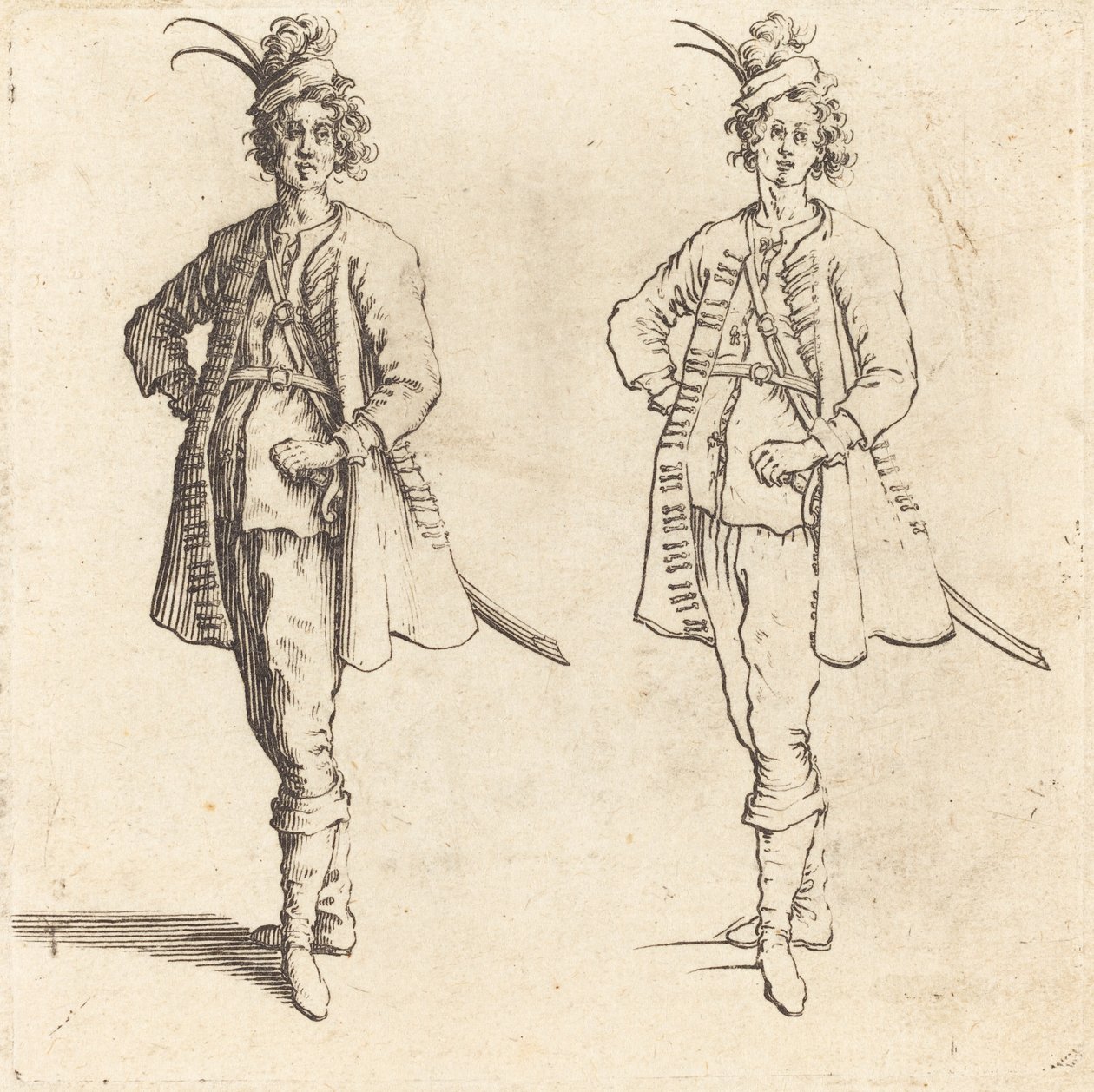 Officier, vue de face - Jacques Callot