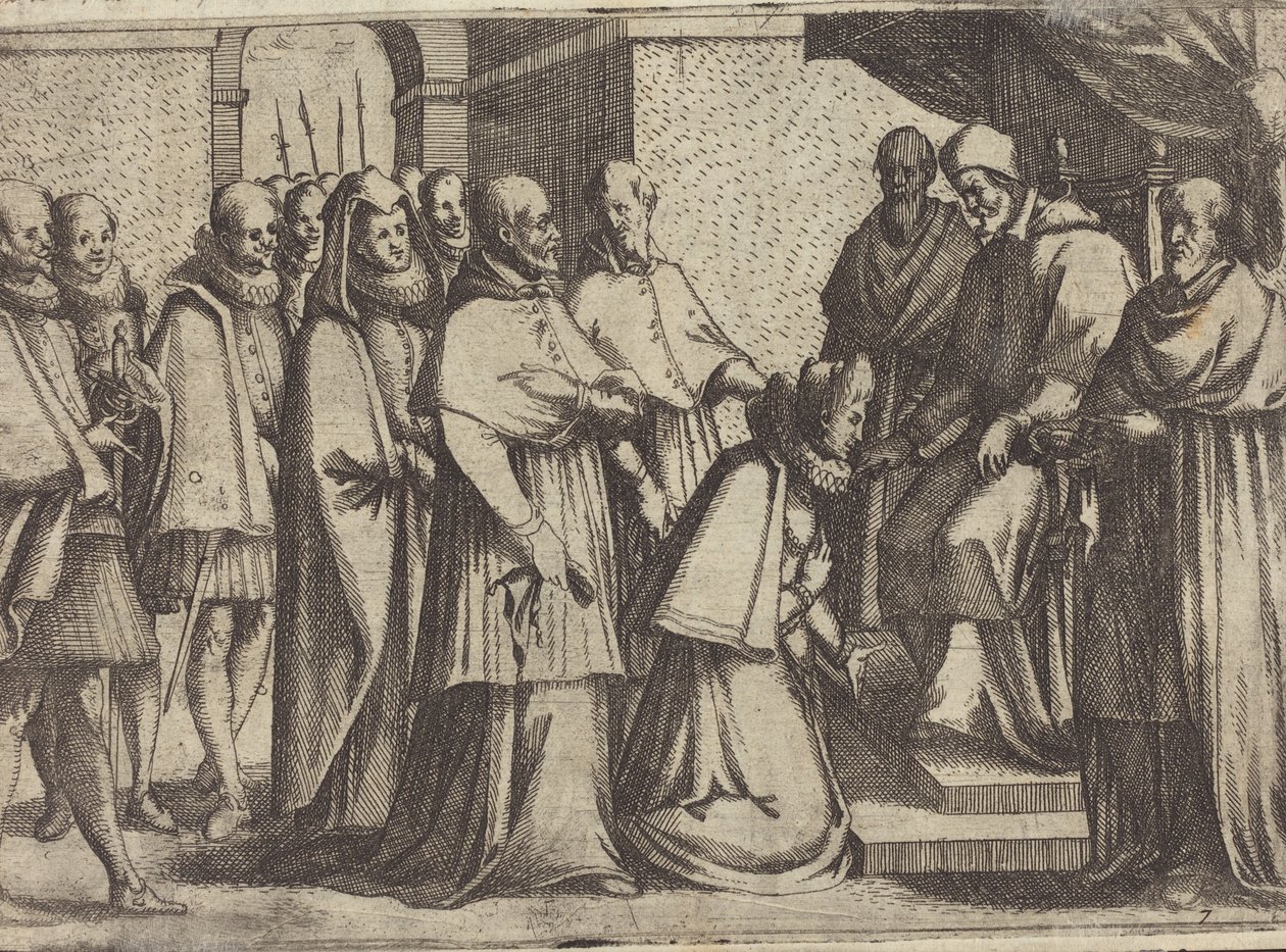 Audience papale [verso] - Jacques Callot