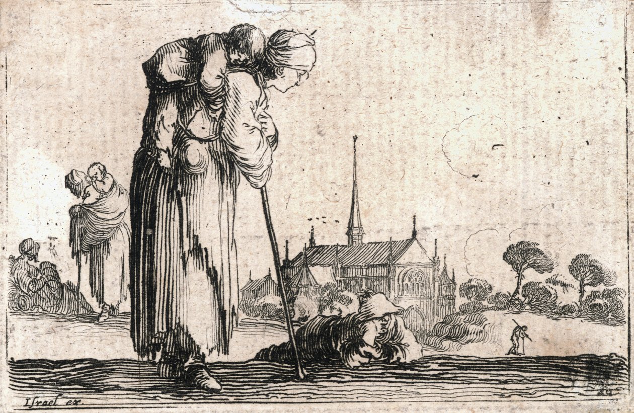 Paysanne (gravure) - Jacques Callot