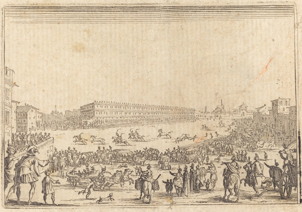 Piazza Presso alla Porta al Prato - Jacques Callot